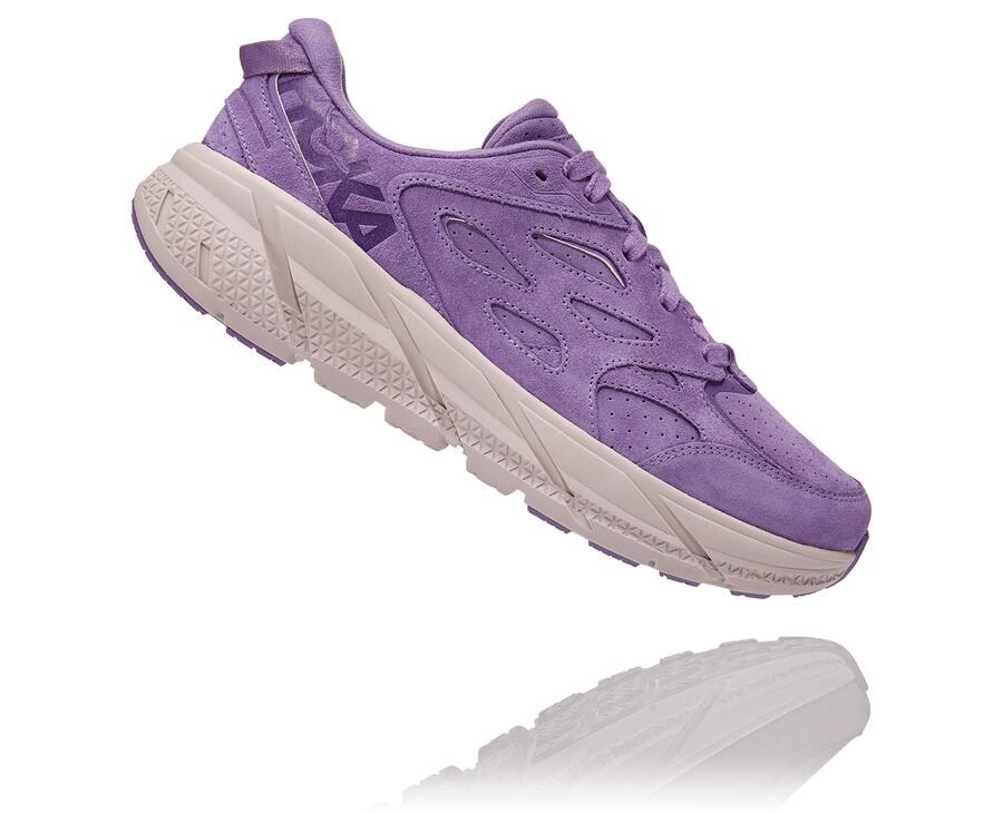 Hoka One One Vandresko Dame - Clifton L Suede - Lilla - 924031FGJ